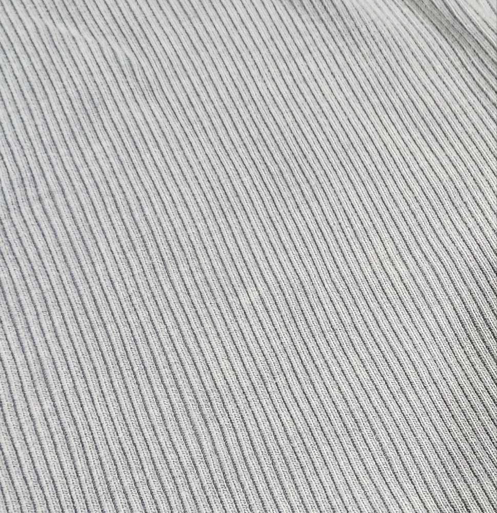 Agolde Men's Basic Gray Ribbed Tank Top - Picture 4 of 6